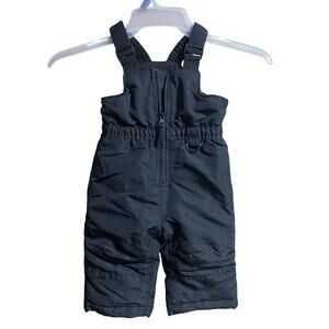 Wonderkids Snowsuit Bottoms Unisex 12 Months Black Infant Adjustable Straps